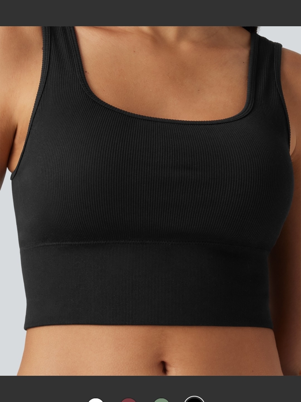 HALARA OneForm Seamless Flow Scoop Neck U-back Built-in Bra Casual Tank Top